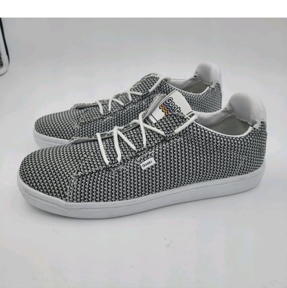 Goats The 454 Mesh Sneaker Black Lace Up Low Top Casual Shoe Women’s 10 Lightwei - Picture 7 of 12